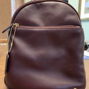 Etienne Aigner leather backpack/shoulder bag